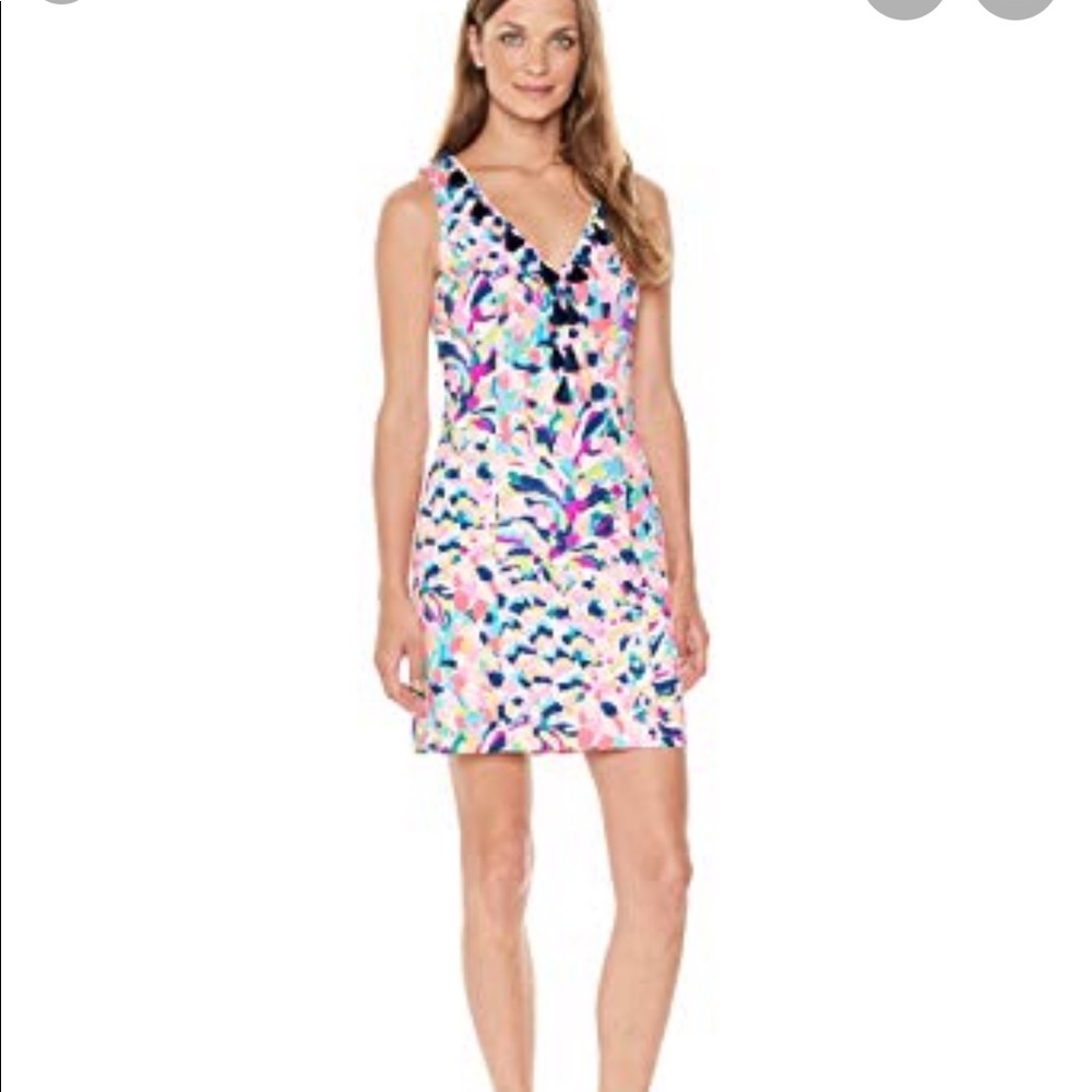 Lilly Pulitzer Carrey shift in Pina Colada Club
